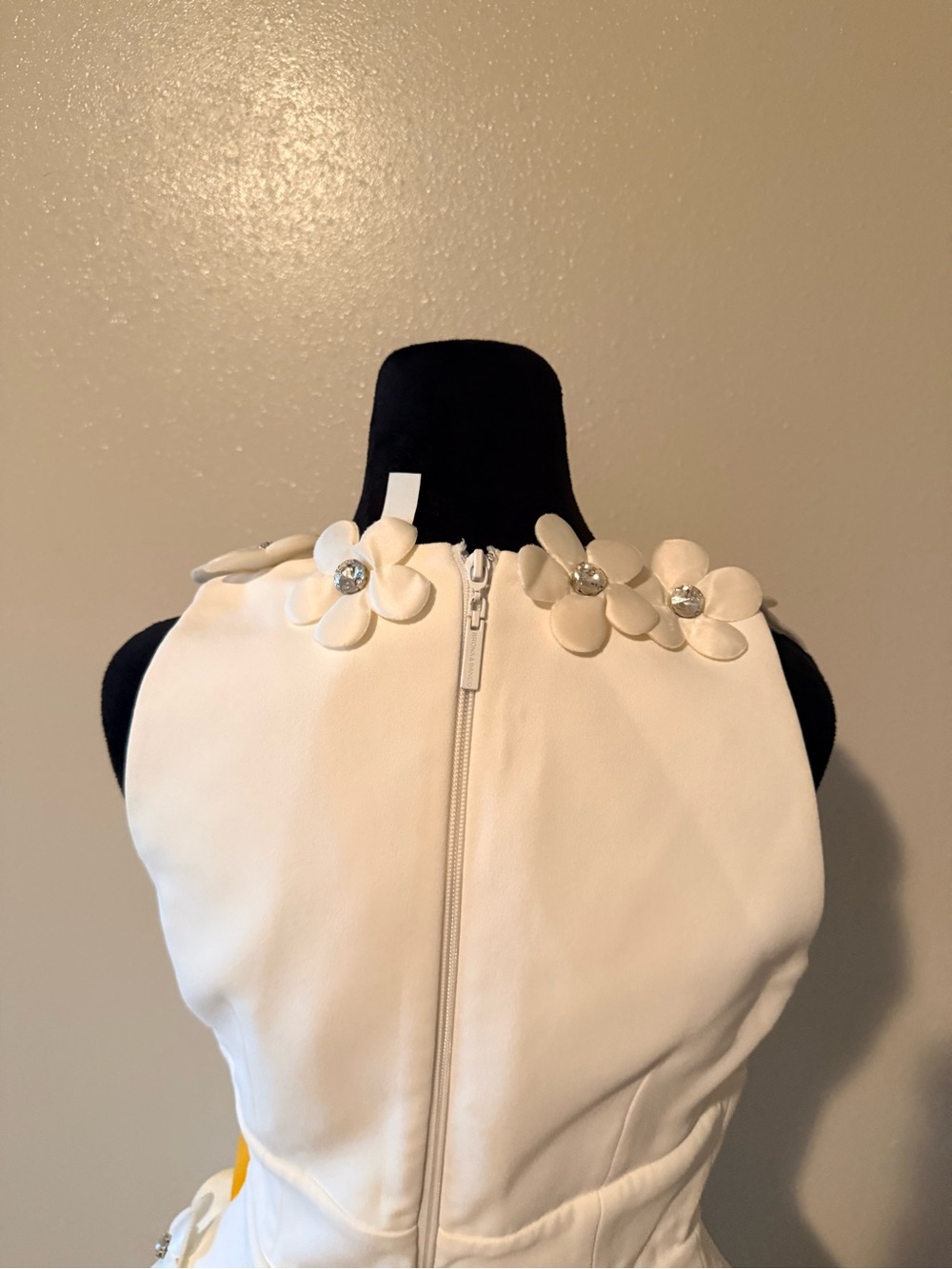 Bronx and Banco Estelle Mini Dress in White US 4 - Picture 8 of 10